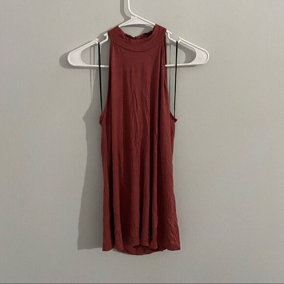 Kim & Cami Women’s Halter Neck Keyhole Back Sleeveless Top - Picture 1 of 7